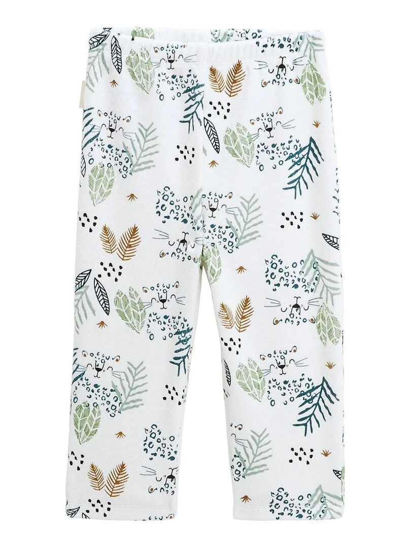 Pyjama bébé 2 pièces en velours Borneo   Bleu