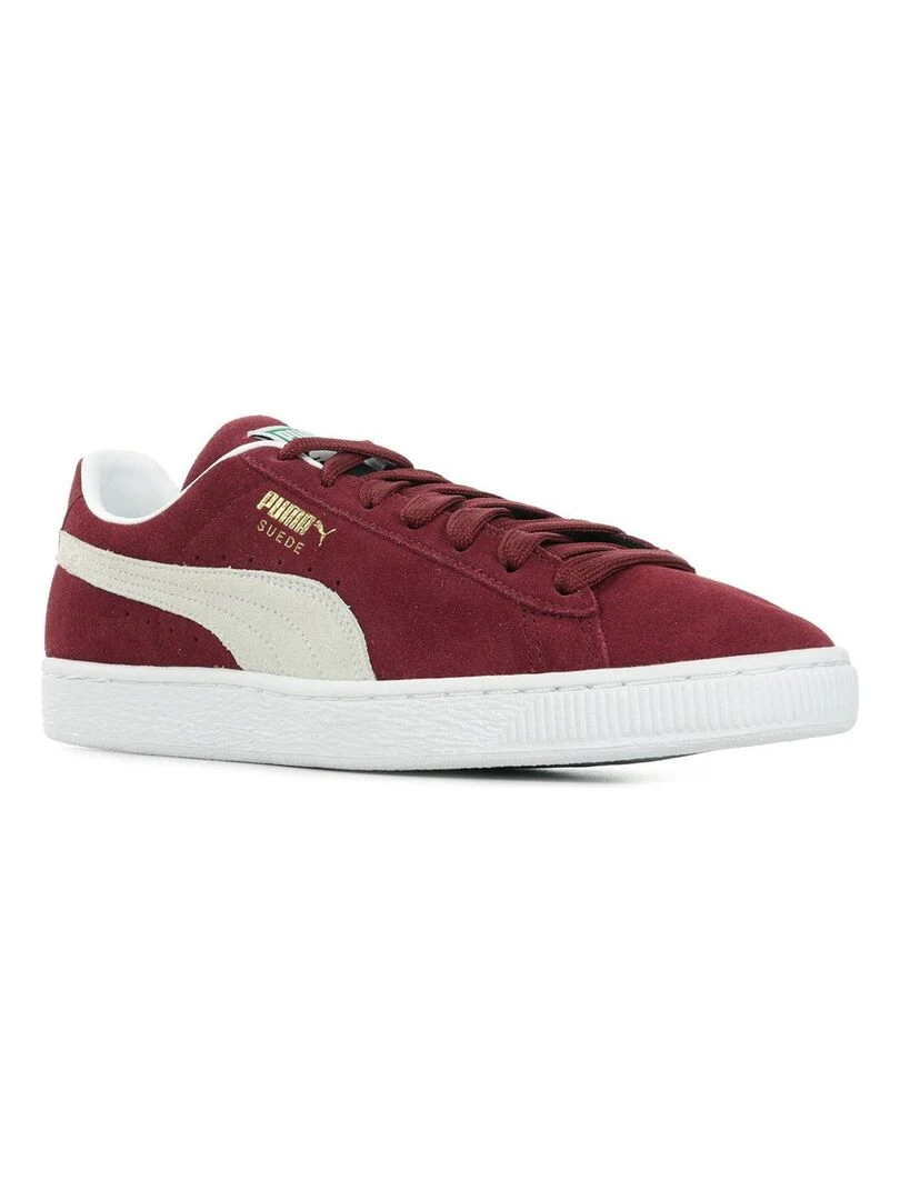 Baskets Suède Classic Xxi Bordeaux
