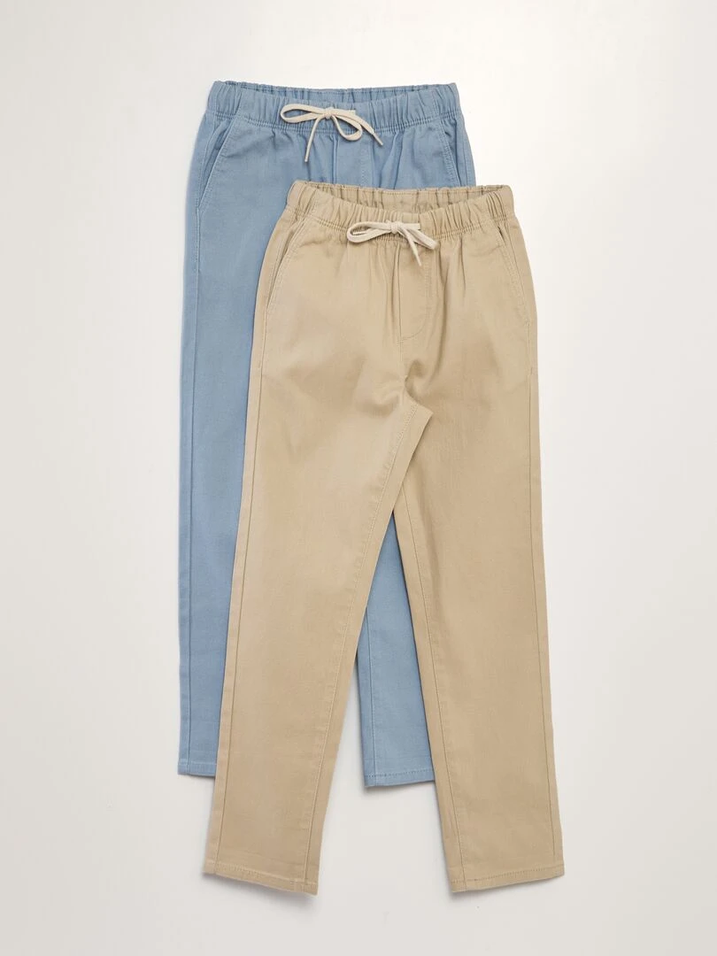 Pantalon esprit 'jogger' Beige