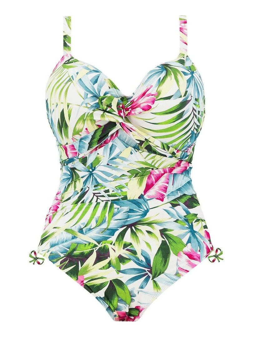 Maillot de bain 1 pièce à armatures Langkawi   Blanc
