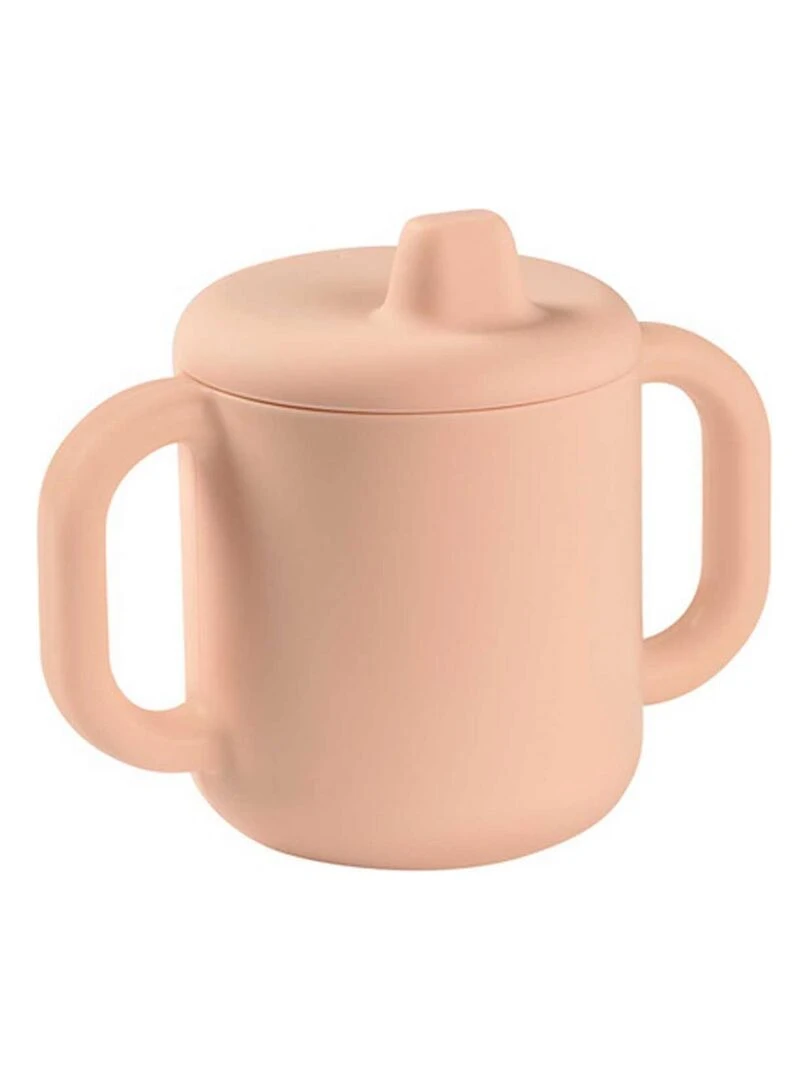 Tasse d'apprentissage silicone pink Rose