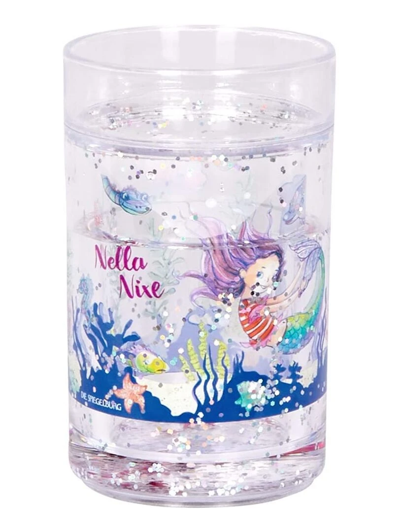 Tasse à paillettes avec éléments flottants Nella Nixe Multicolore