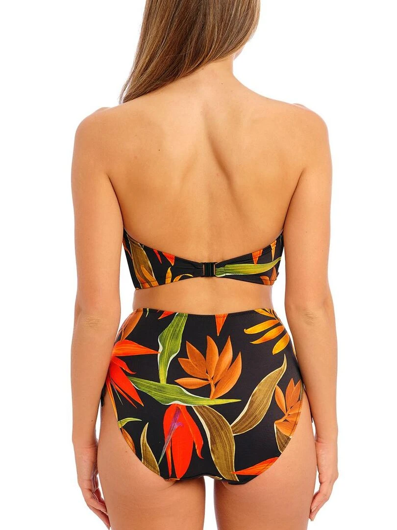 Haut de maillot bandeau avec armatures Pichola Noir