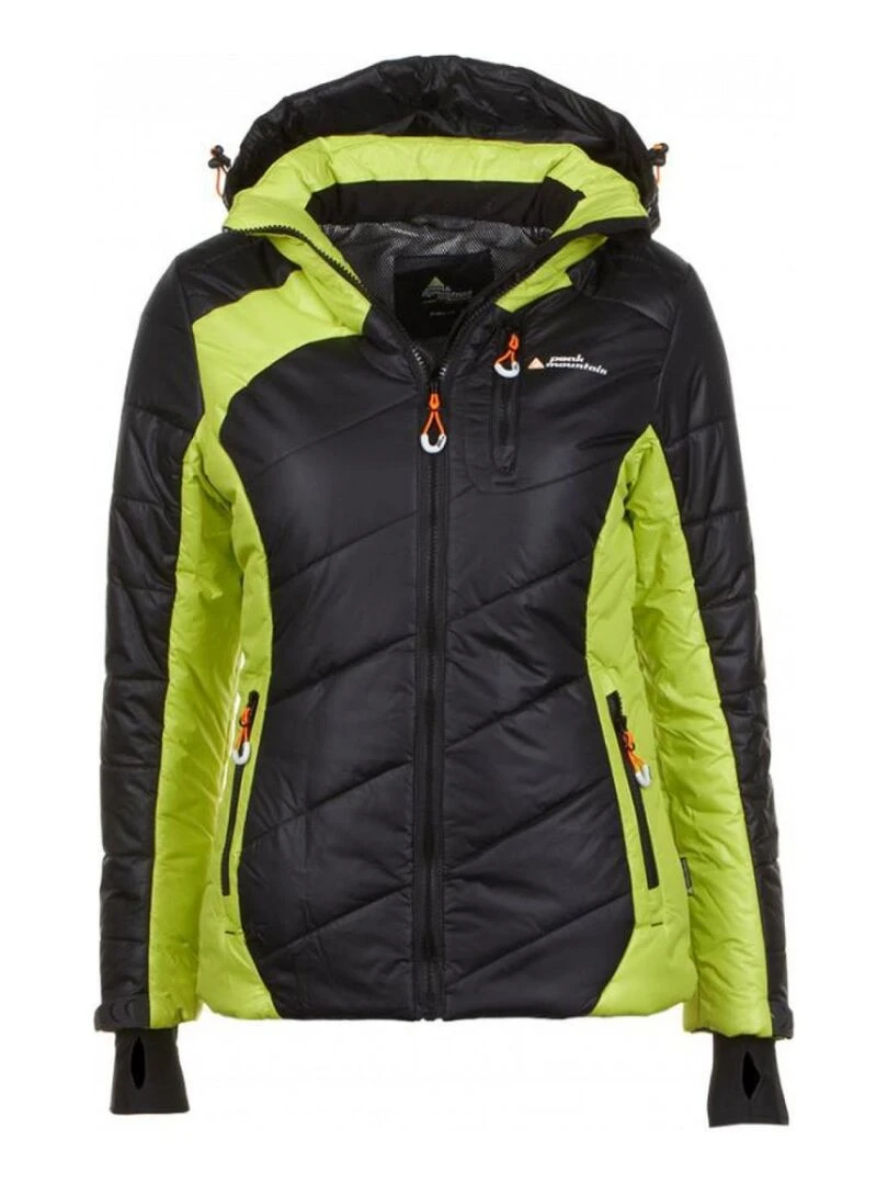 Doudoune de ski femme ACILORG PEAK MOUNTAIN Noir Vert
