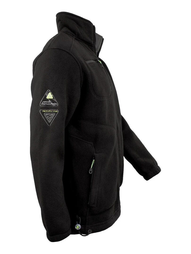 Blouson polaire homme CIK   PEAK MOUNTAIN   Noir Noir