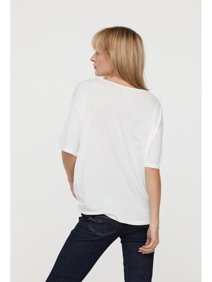 Lee Cooper T Shirt manches courtes polyester loose ALOUET Beige