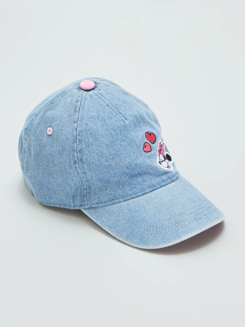 Casquette 'Minnie' en denim Bleu