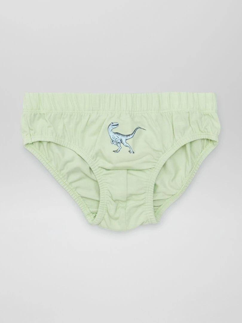 Lot de 7 slips imprimés   BLEU