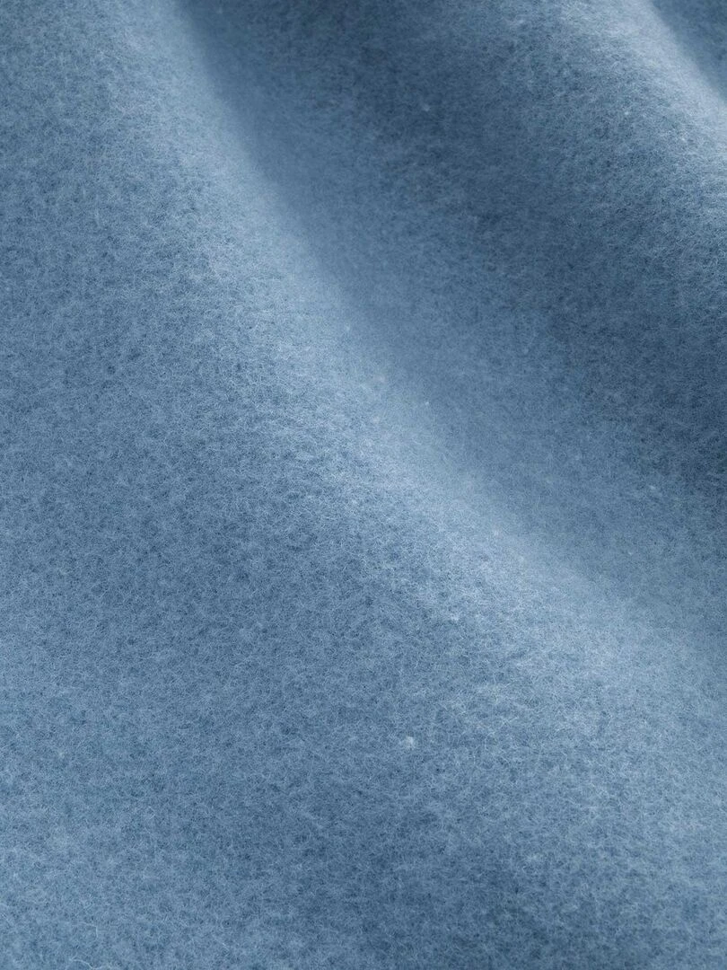 Couverture en 100% Merinos Bleu azur