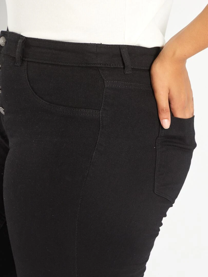 T shirt en maille côtelée stretch   Violet