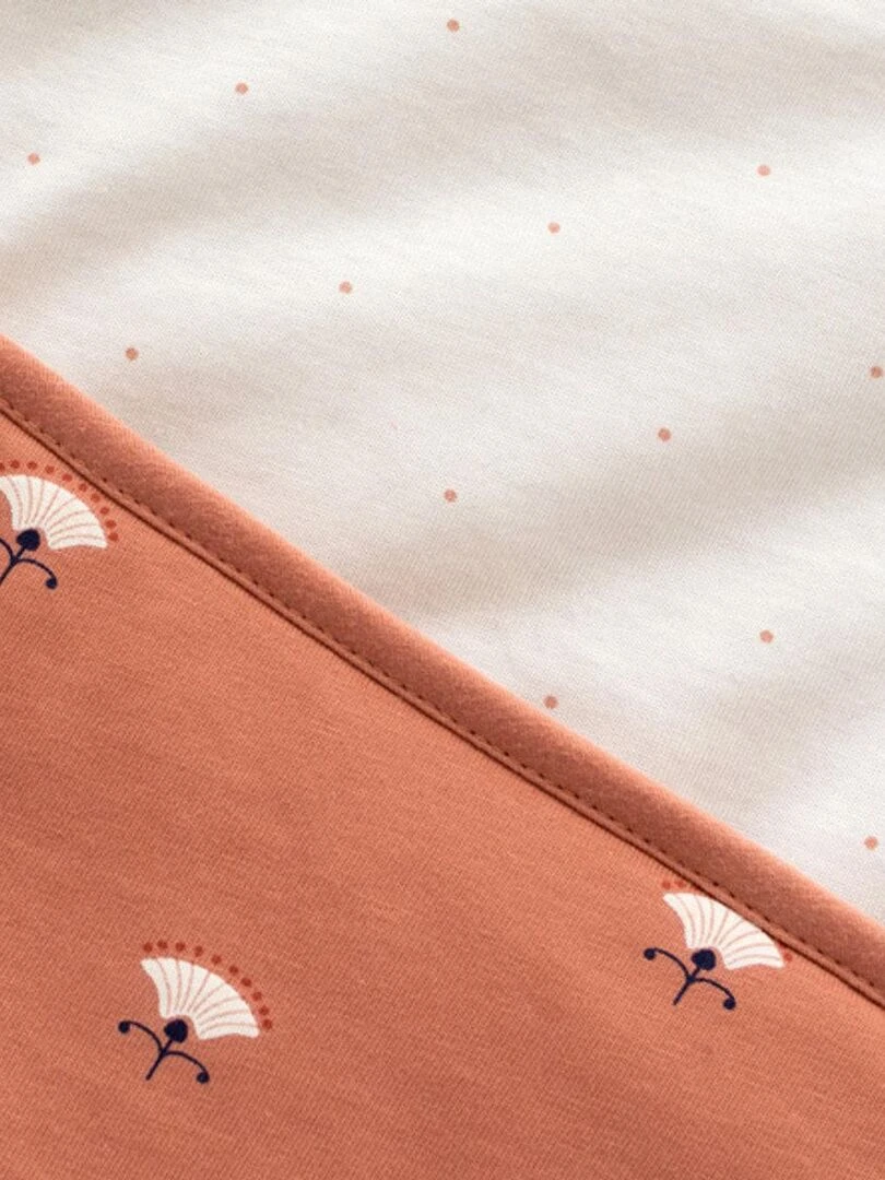 Bemini Housse de couette lit Jersey et jersey   Beige foncé