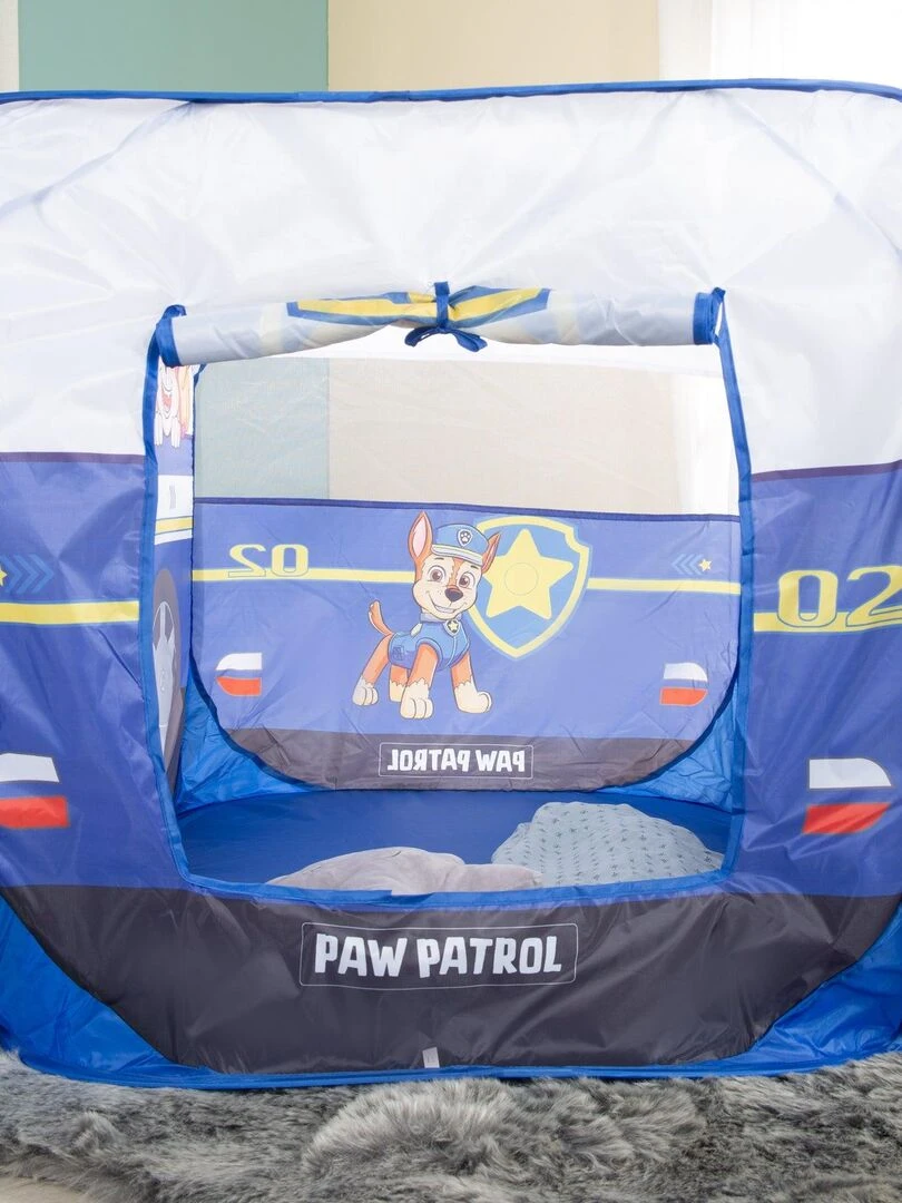 ROBA Tente de Jeu pour Enfant 'Paw Patrol'   Tente Pop Up en Forme de Voiture   Bleu   Blanc   N/A