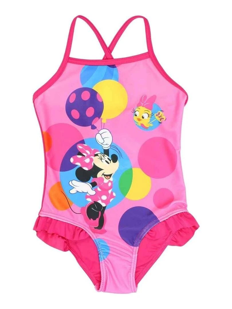 Disney Maillot De Bain fille imprimé Minnie Rose