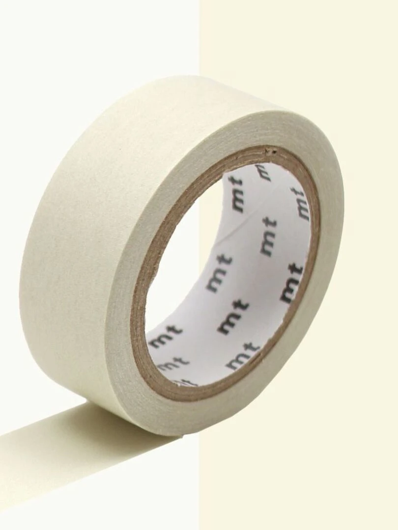 Masking tape unicolore pastel Ivoire 1 5 cm x 7 m N/A