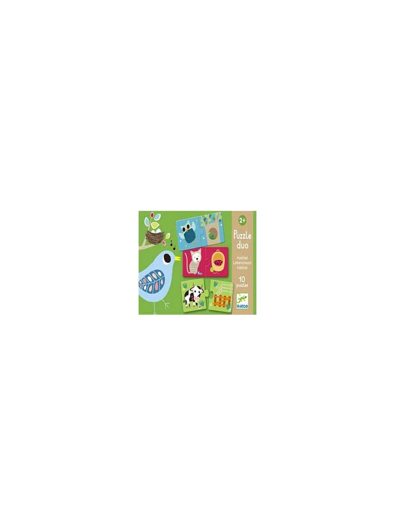 Puzzle Duo Habitat 10 Puzzles N/A