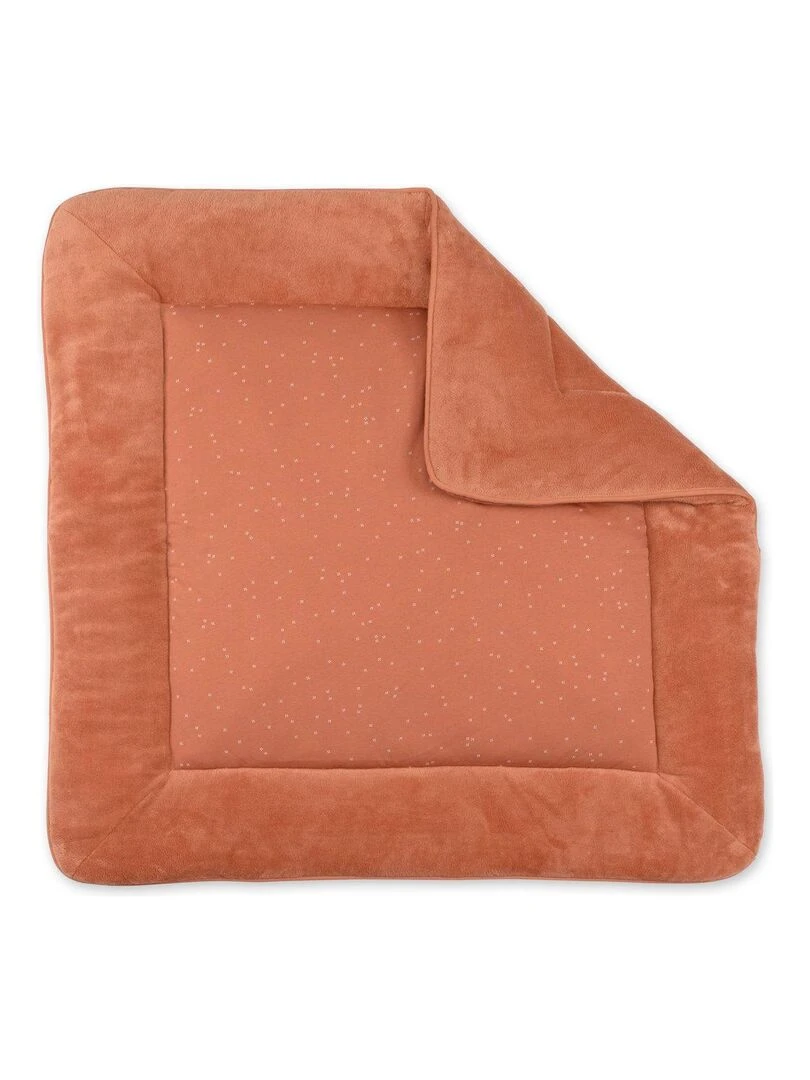 Bemini Tapis de parc et jeu Pady jersey et bambou Camel