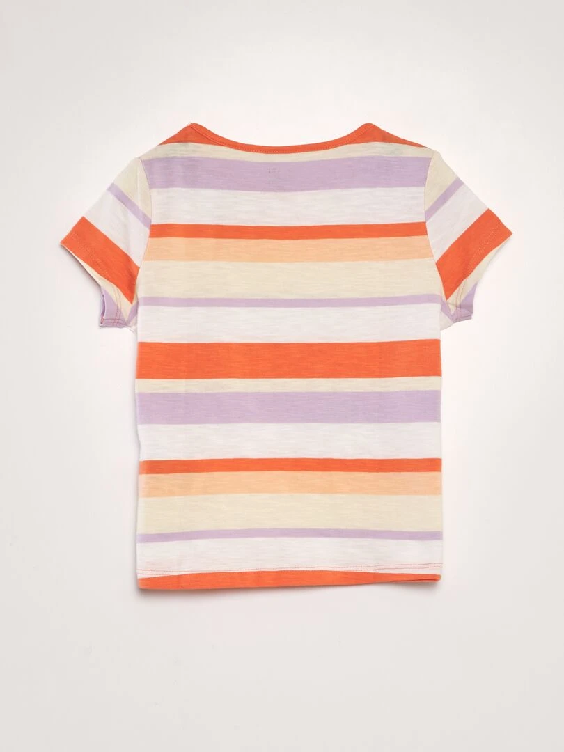 T shirt forme boxy   Orange