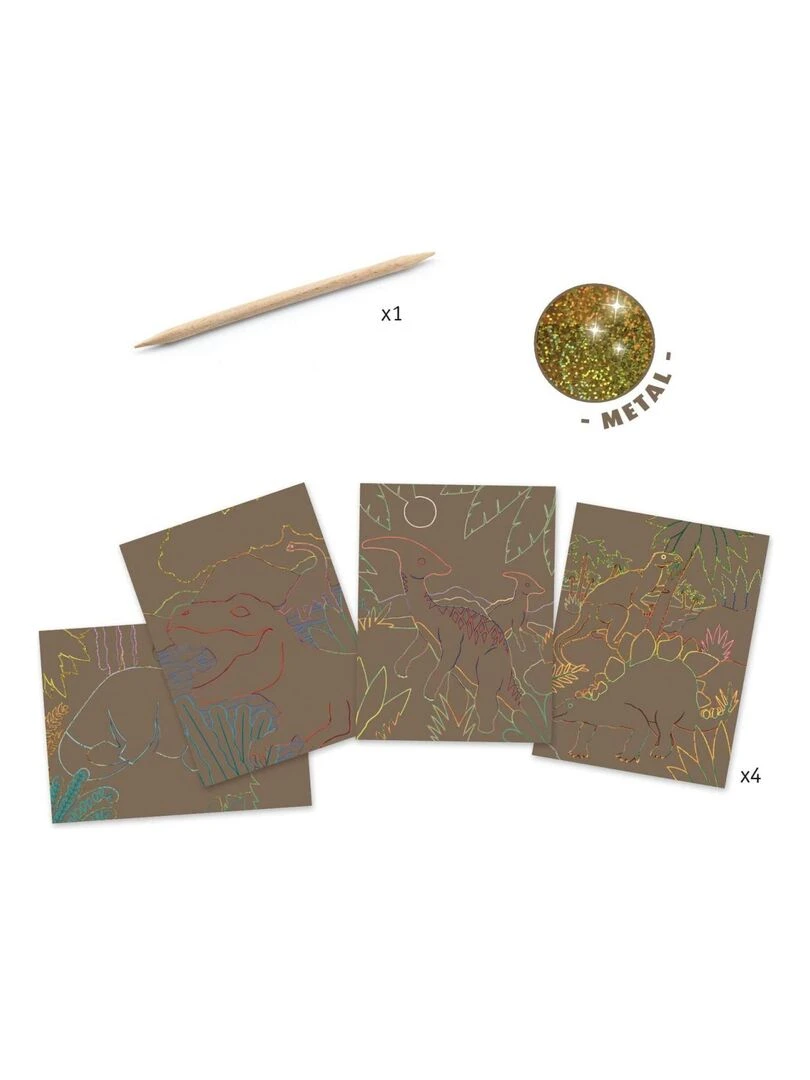 Cartes A Gratter Le Regne Des Dinosaures   N/A