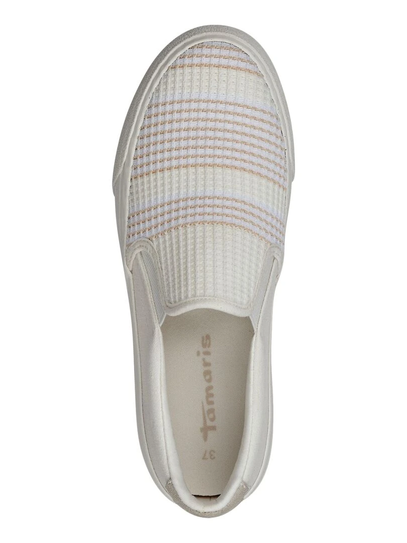 Basket à Enfiler Plate Tamaris   Blanc