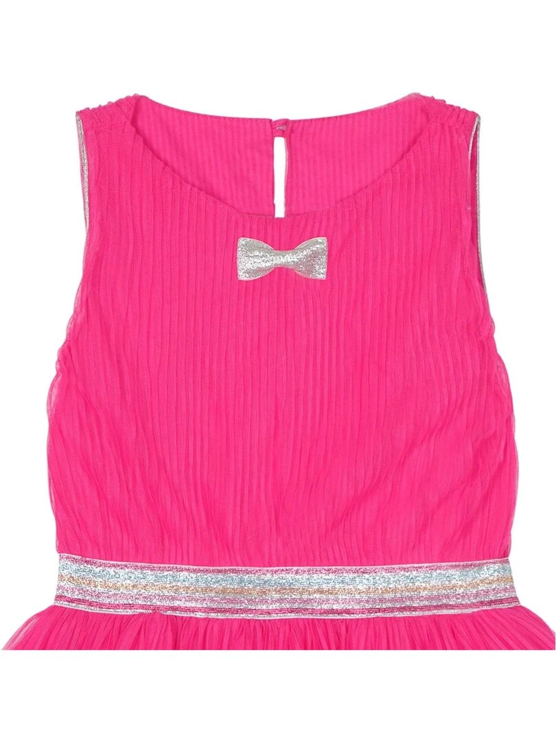 Robe Cérémonie Qui Tourne Fille  Voile Rose Fuchsia  HEPBURN   La Faute à Voltaire   Rose fushia