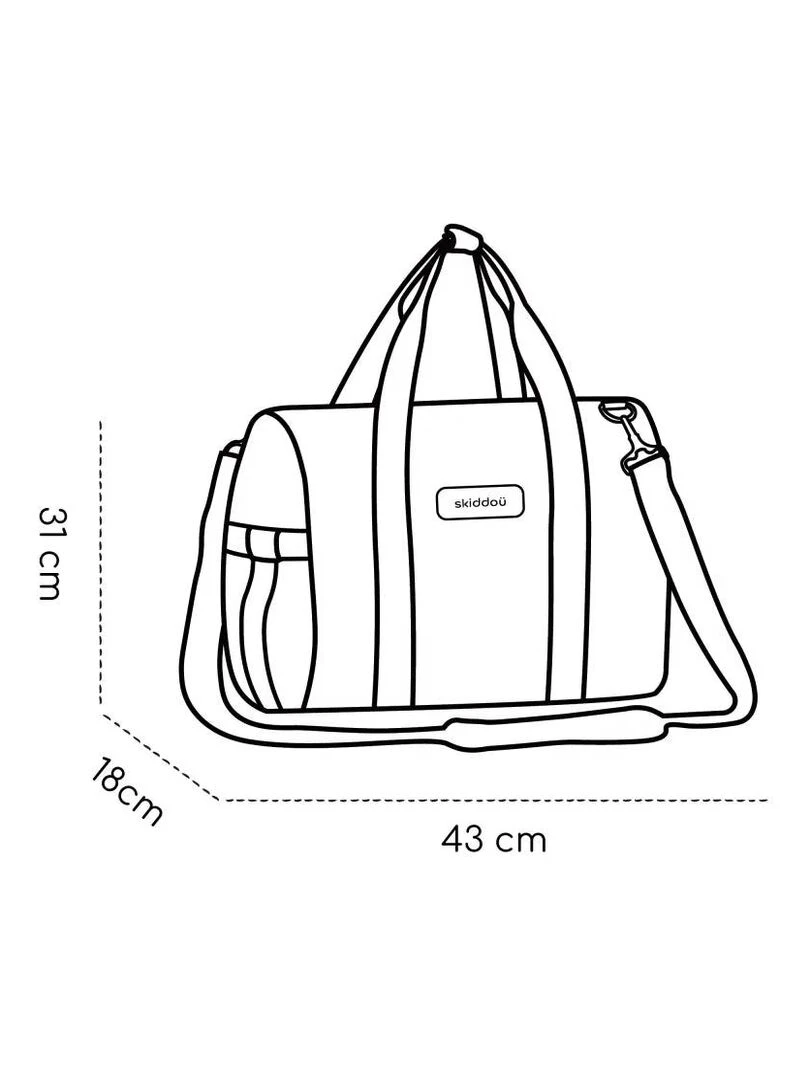 Sac à  langer "inger" gris   Gris