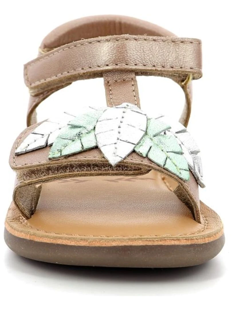 Sandales Cuir Cloleaf   Rose