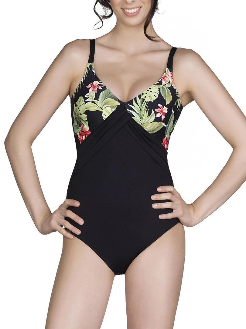 Maillot de bain 1 pièce Selva Noir