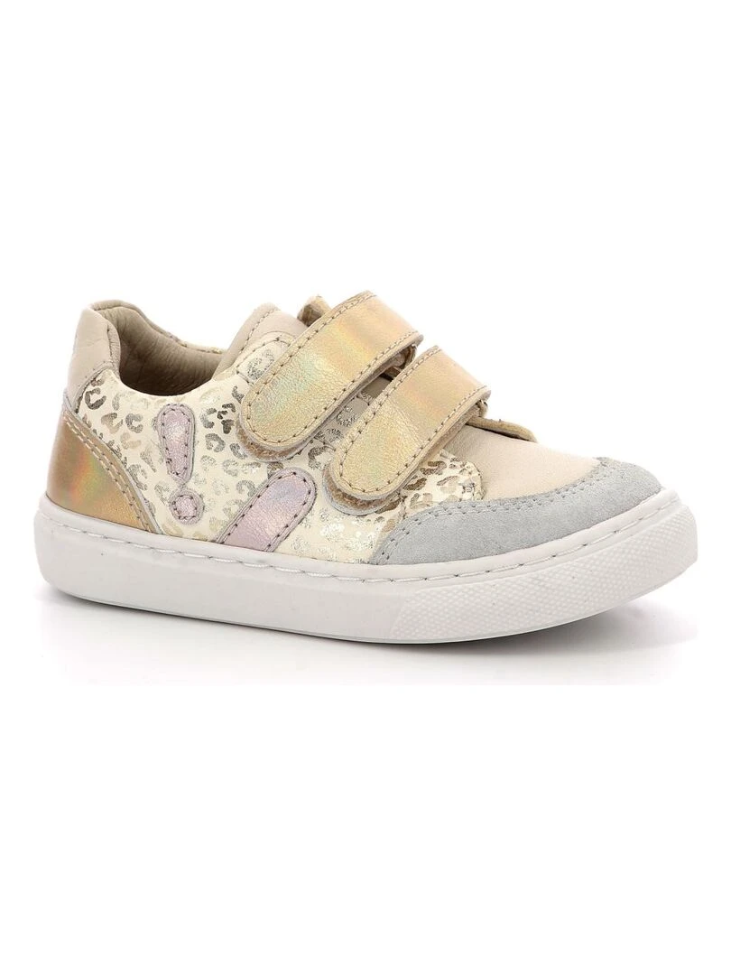 Sneakers basses Cuir Sneakratch Doré/or