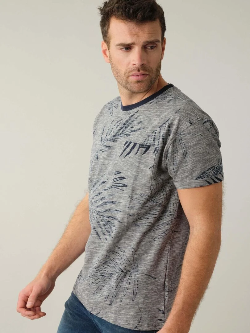 T shirt avec poche pour homme 'Deeluxe'   Bleu marine