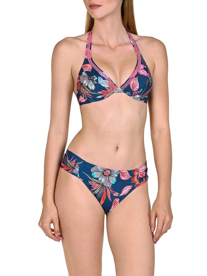 Bas maillot de bain taille haute Jamaica   Bleu