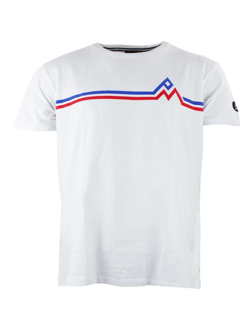 T shirt manches courtes homme CASA PEAK MOUNTAIN Blanc