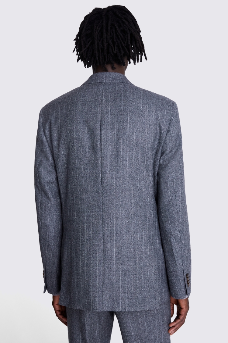 Italian Slim Fit Grey Check Jacket    Buy Online at Moss