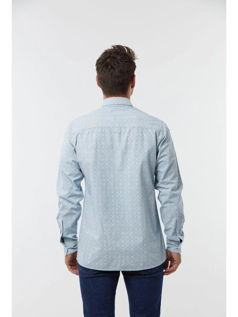 Lee Cooper Chemise manches longues coton DEGEL Bleu