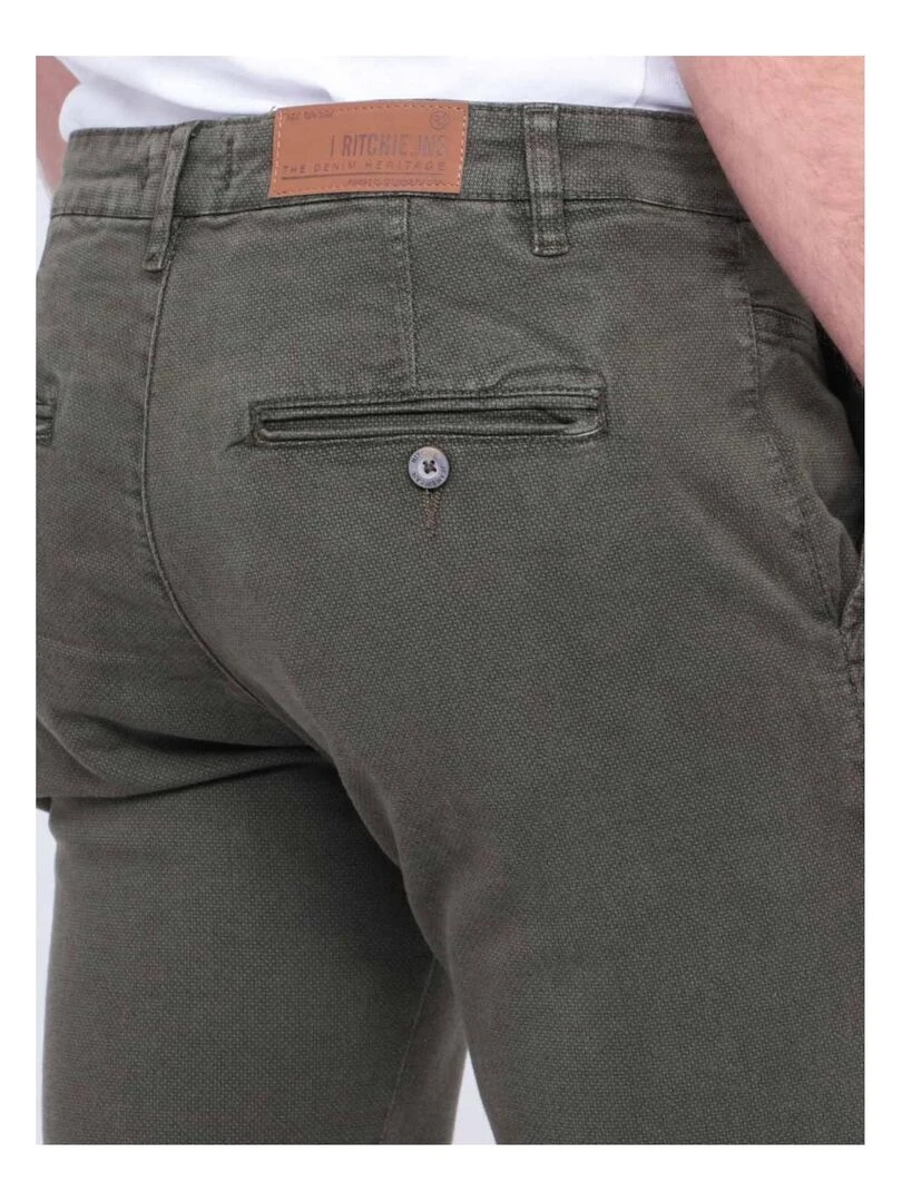 Pantalon chino VODELY   Kaki