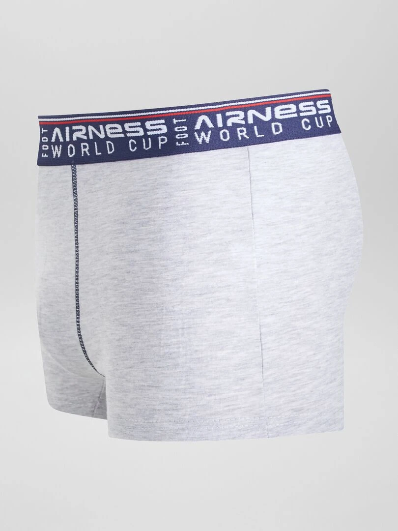Lot de 3 boxers 'Airness'   Rouge/bleu/gris