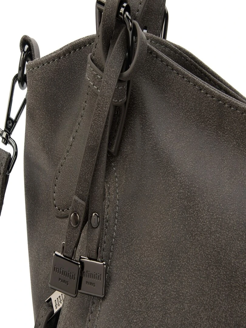 INFINITIF   SAC A MAIN CAMOMILLE   Gris foncé