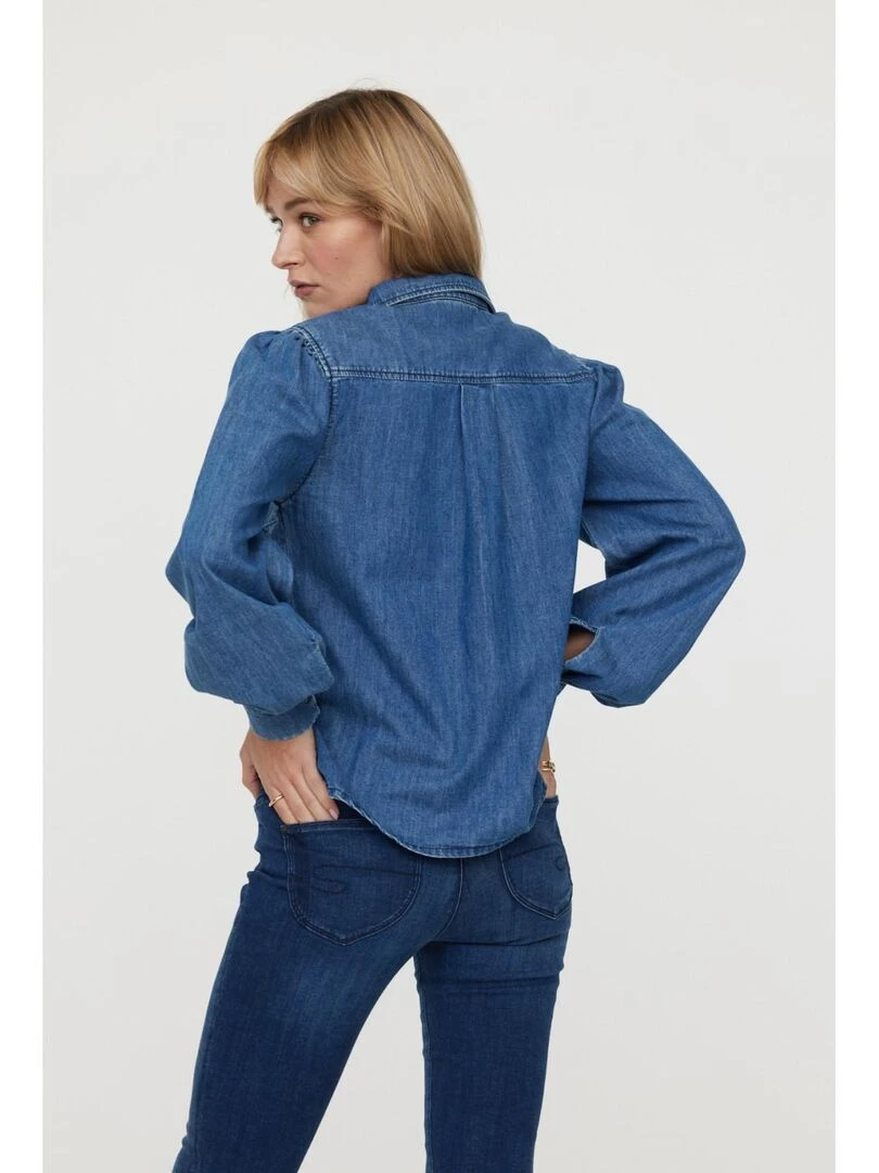 Lee Cooper   Chemise manches longues coton regular DAZENA   Bleu