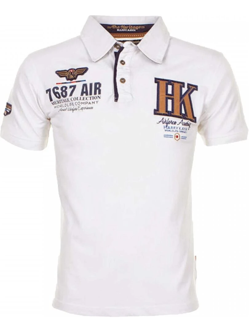 Polo manches longues garçon ECAYN HARRY KAYN Blanc
