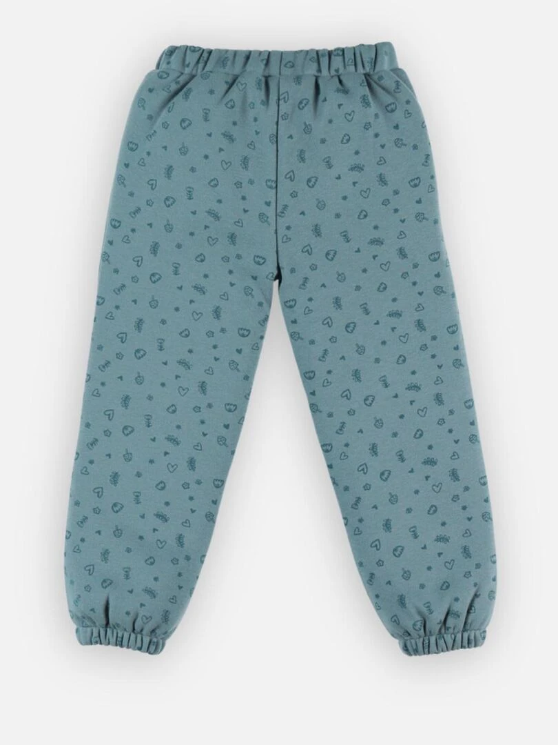 Jogging sweatoloudoux imprimé fleuri  canard   Noukie's   Bleu