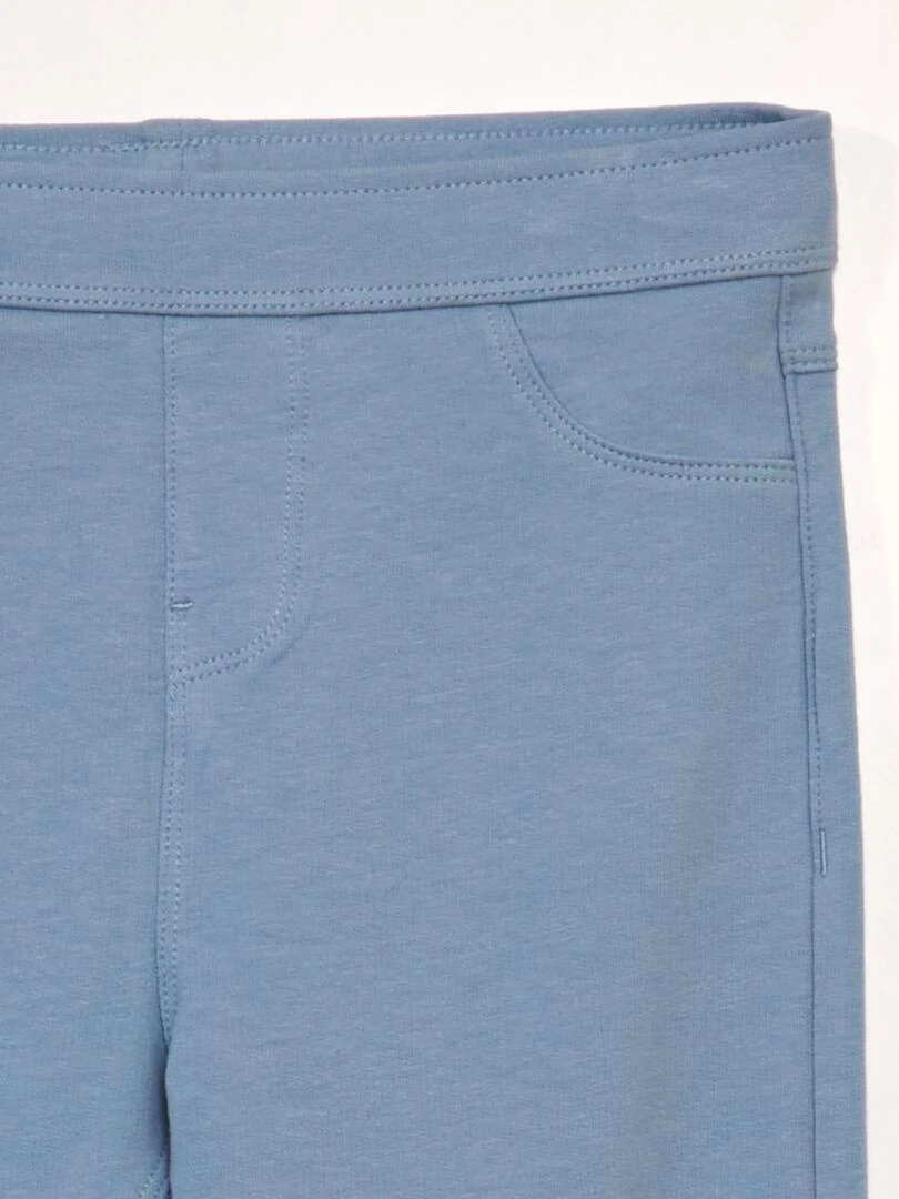 Jegging uni Bleu gris