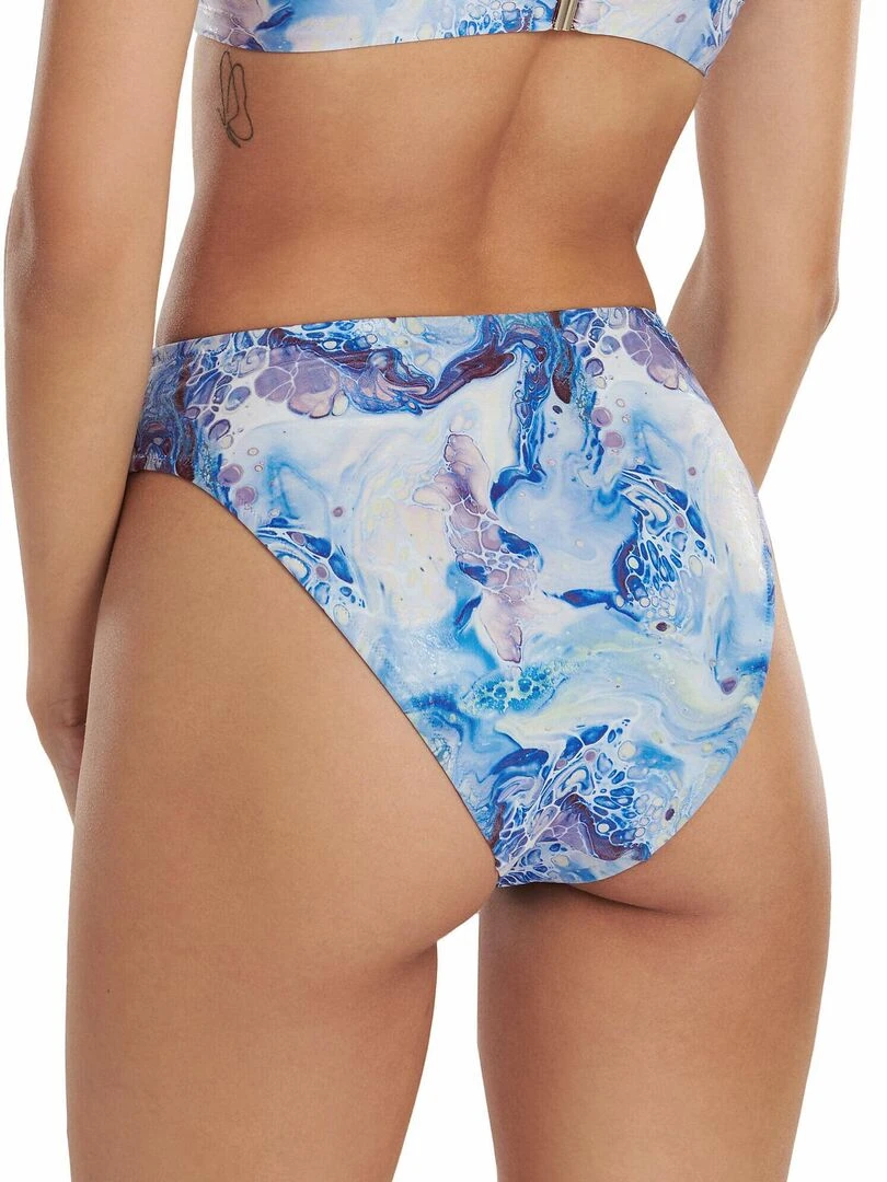 Bas maillot slip de bain taille haute Indonesia Bleu