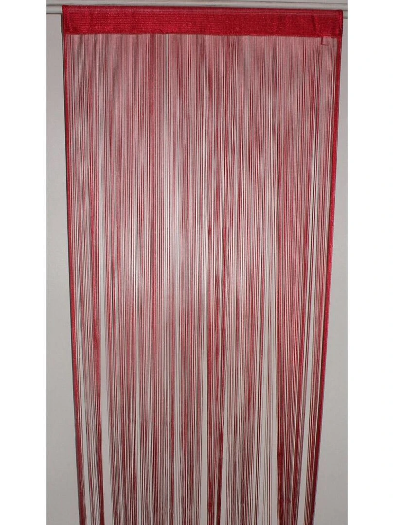 Rideau à Fils Spaghetti Rouge