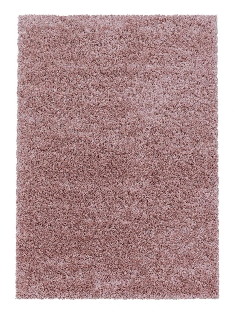 Tapis shaggy UNI I OEKO TEX® Rose