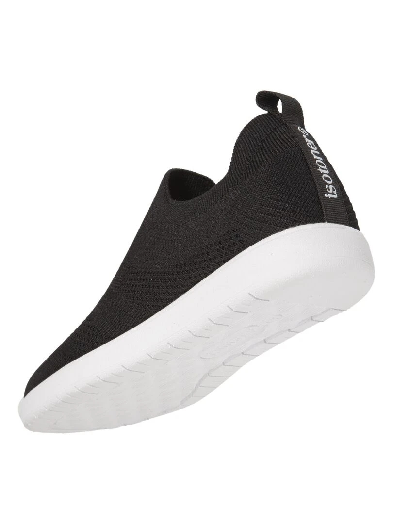 Baskets Confort Homme Slip on Noir   Noir