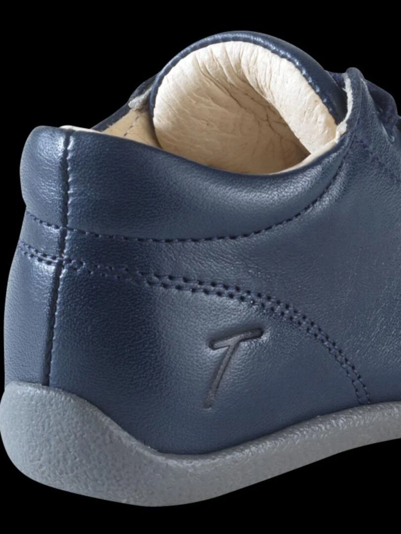 Baskets cuir Sporti Bleu marine
