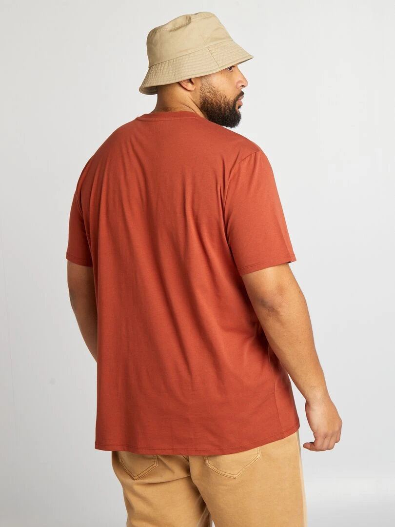 T shirt 'Keith Haring' à col rond   marron