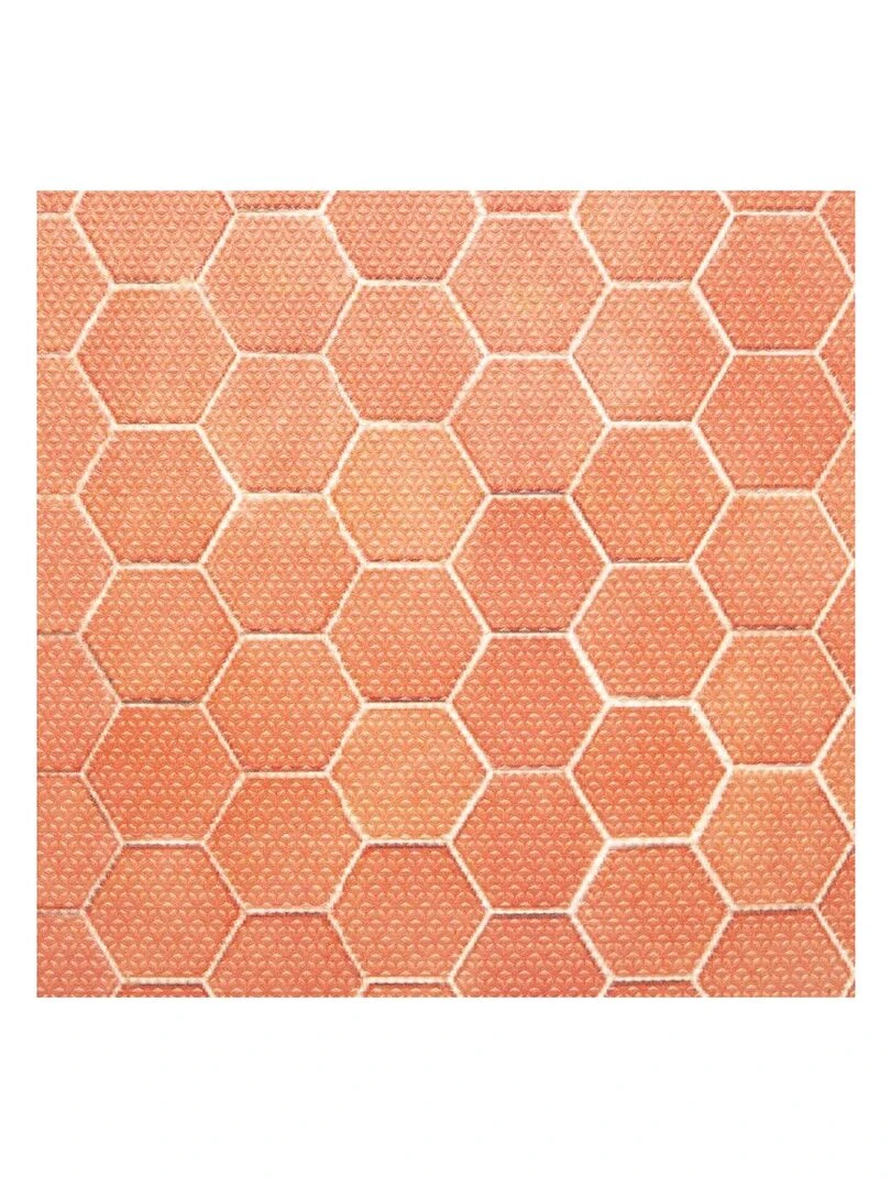 Tapis mousse 8 dalles modulables façon tomette   Rouge