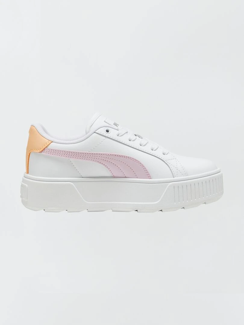 Baskets 'Puma' 'Karmen' à plateformes   Blanc/pastels