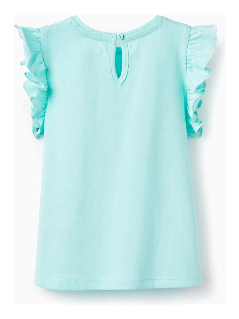 2 T Shirts En Coton Pour Bébé Fille 'Palmiers' manches courtes EXPLORING AUSTRALIA Vert clair