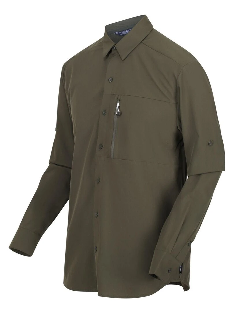 Regatta   Chemise HIGHTON   Vert kaki